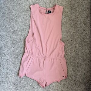 Hurley Pink Sleeveless Romper